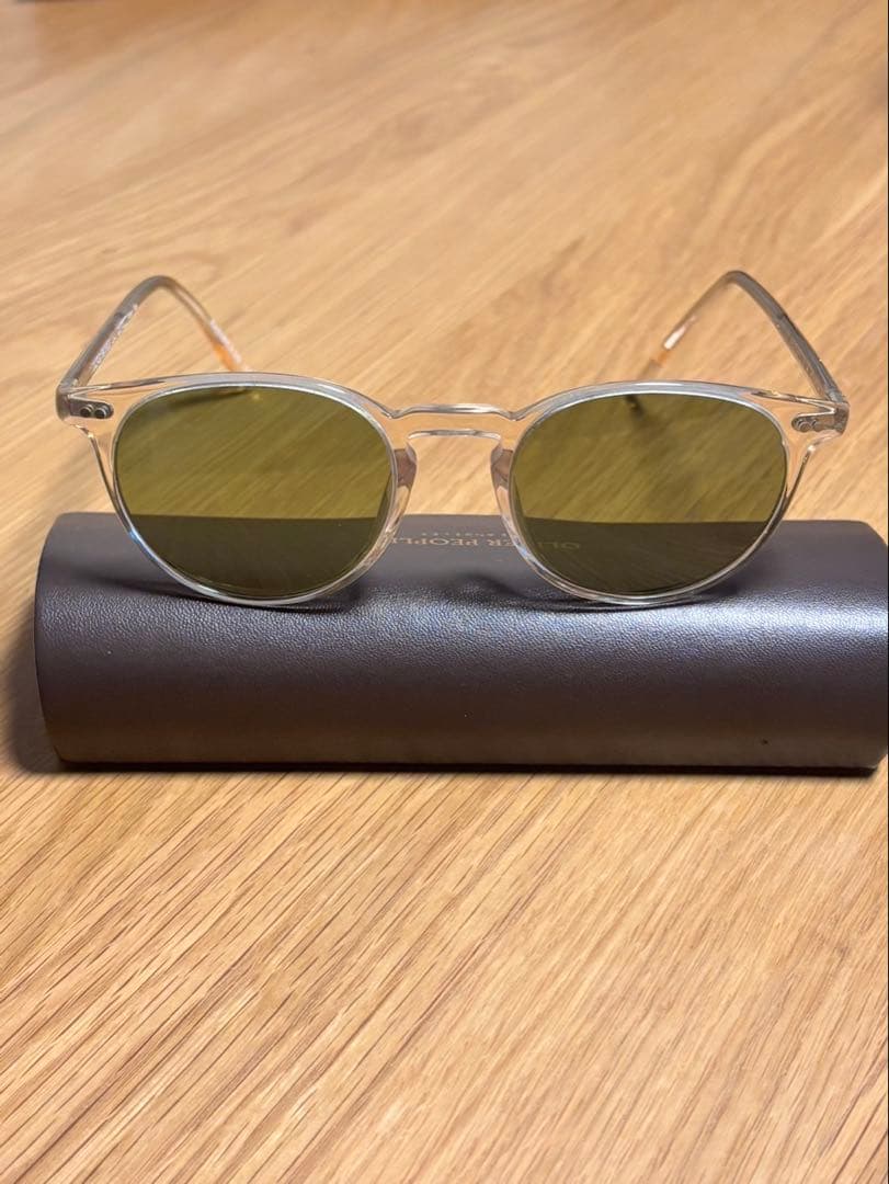 【ta-ka.p】OLIVER PEOPLES クリアフレーム サングラス