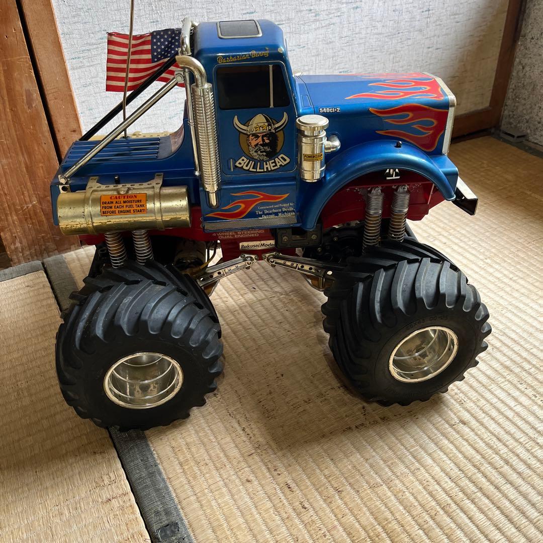 すーく　タミヤ　ブルヘッドRC モンスタートラック 1/10 初代物　青