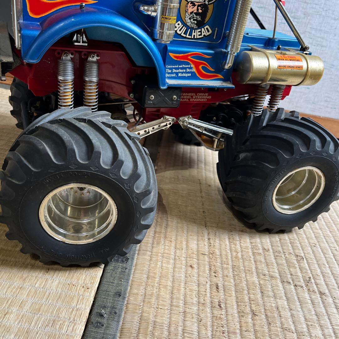 すーく　タミヤ　ブルヘッドRC モンスタートラック 1/10 初代物　青