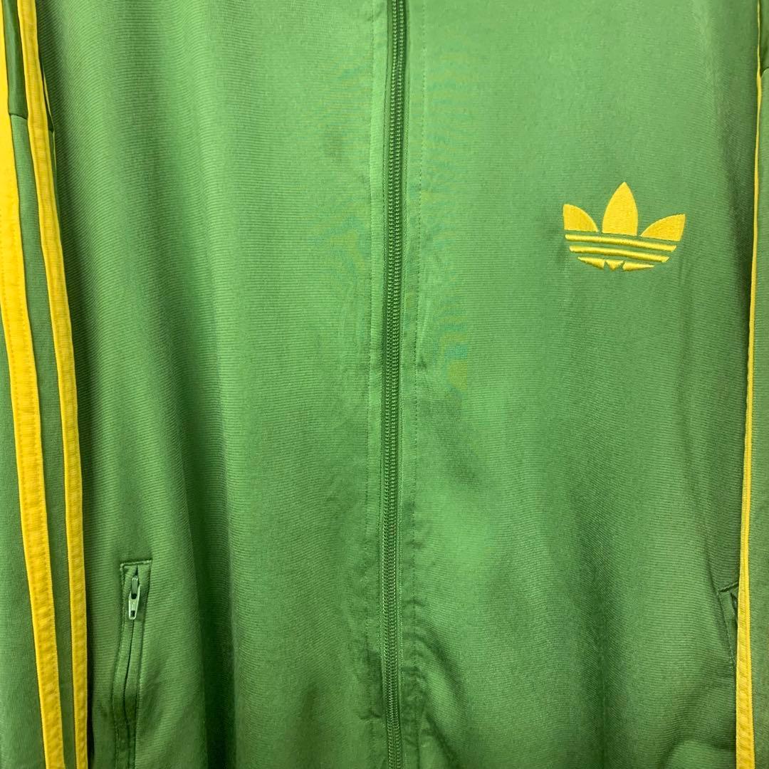 【レアカラーXL☆EU輸入90s】アディダス トレフォイル刺繍トラックジャケット