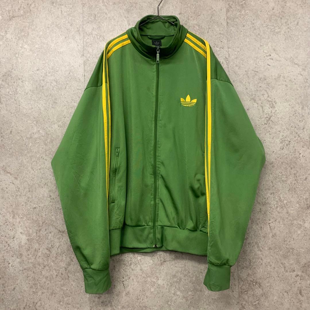 【レアカラーXL☆EU輸入90s】アディダス トレフォイル刺繍トラックジャケット
