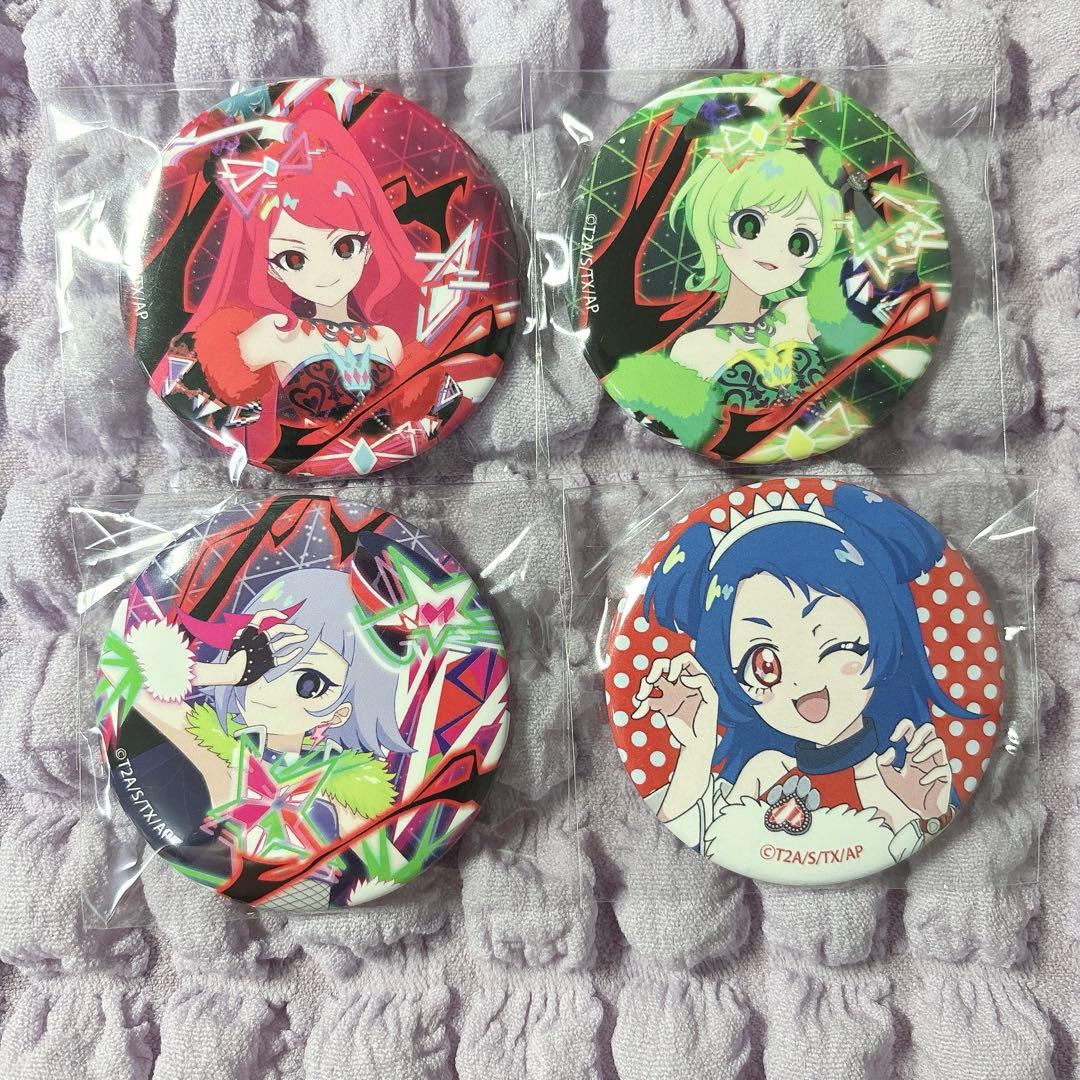 アイプリ 缶バッジ サクラ,アイリ,チィ,ビビ - メルカリ