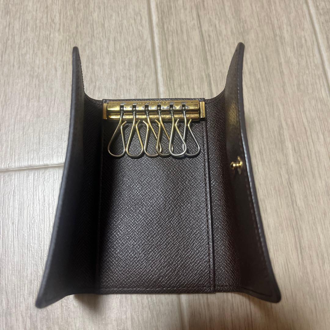 LOUIS VUITTON ダミエエベヌ ミュルティクレ6 キーケース LOUIS キーケース