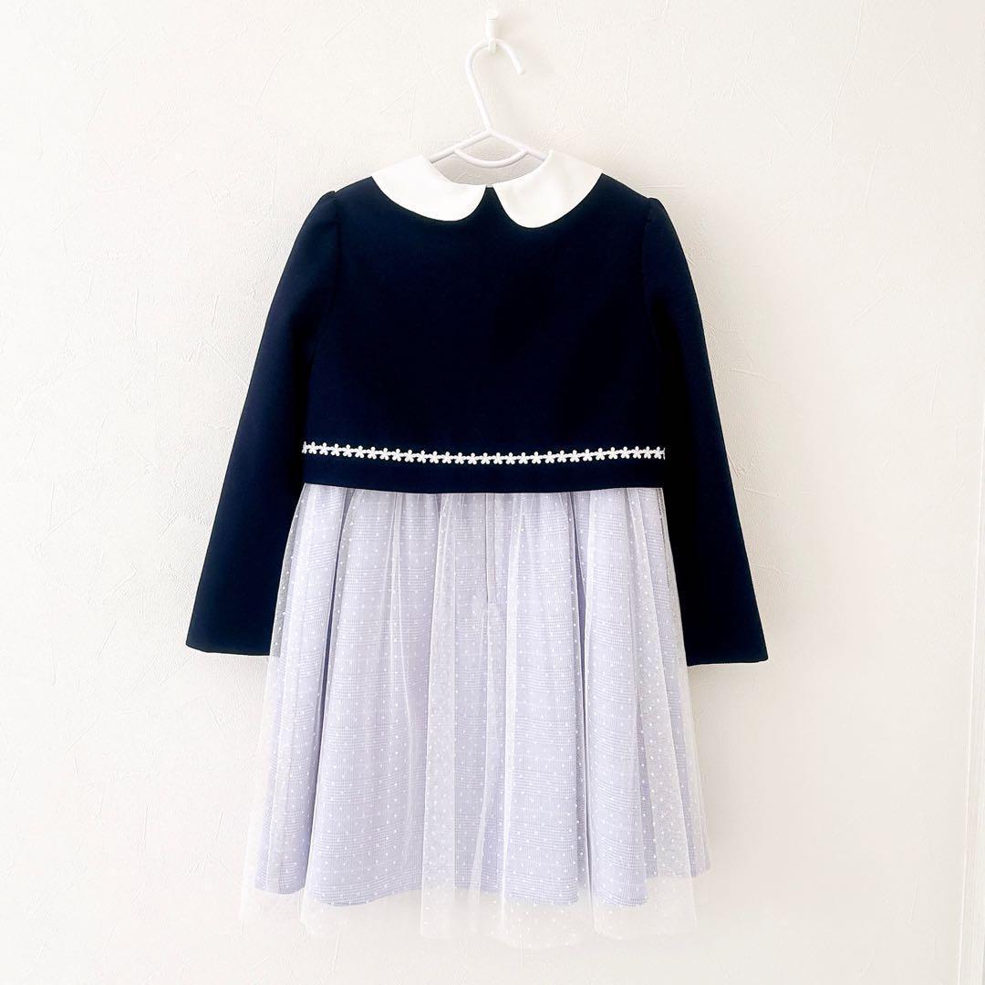 《美品》CHOPIN deux ドットチュールアンサンブル セレモニー パープル