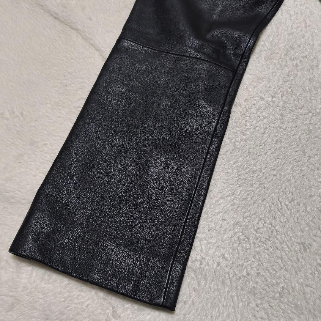 【ソースーンソイ】SRPレザーパンツ ライダースパンツ 本革 ブラック黒