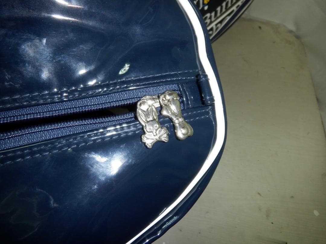 サイコバニー☆Psycho Bunny☆9.5型☆エナメル☆良品☆スタッフ☆NV