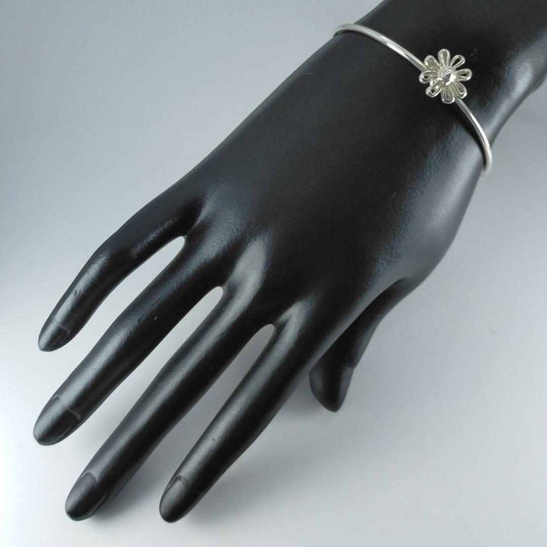 ★在庫一掃★【ティファニー】デイジー　フラワー　バングル　1098