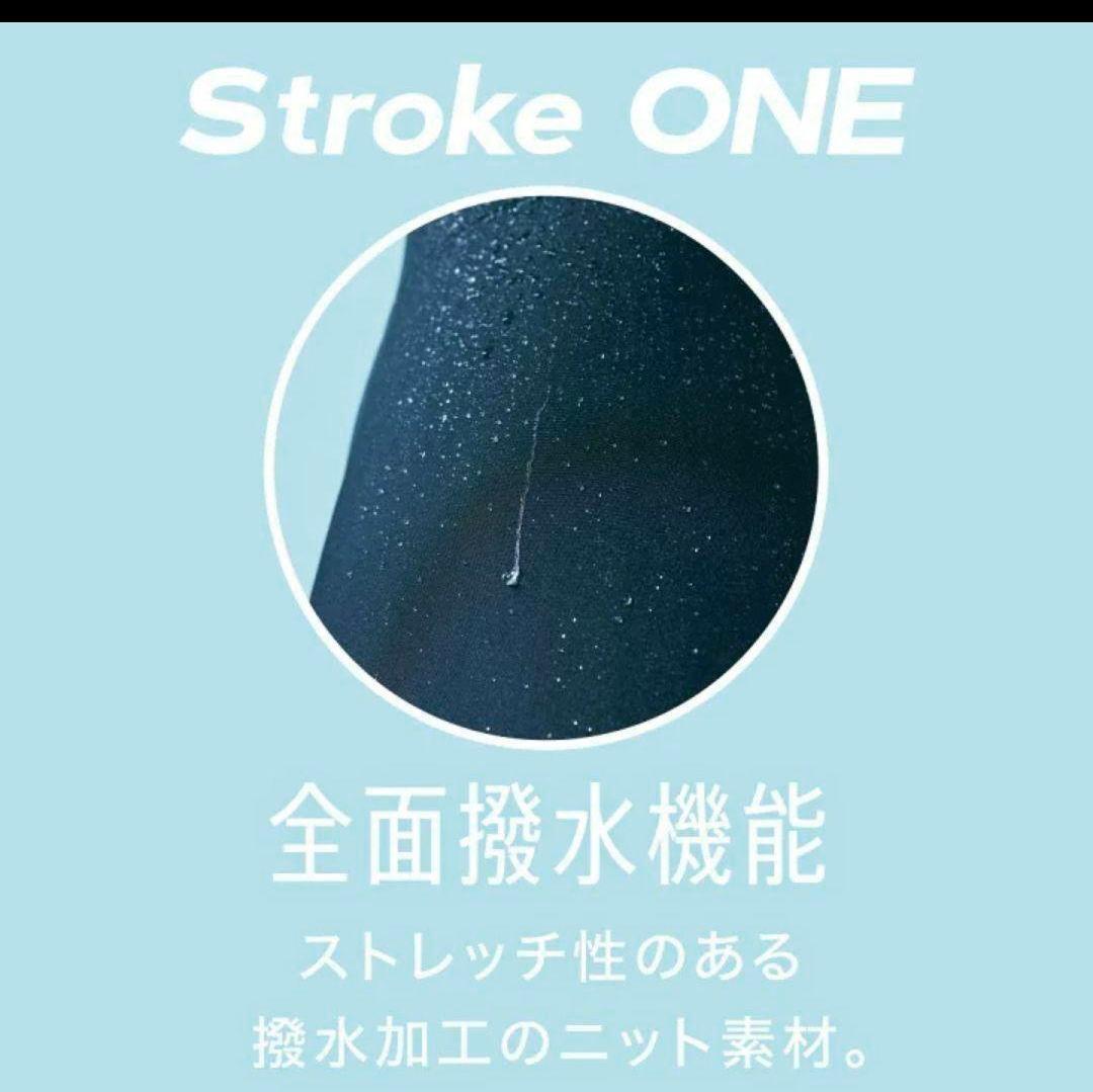 XL 新品 MIZUNO StrokeONE カップ付 練習水着 撥水