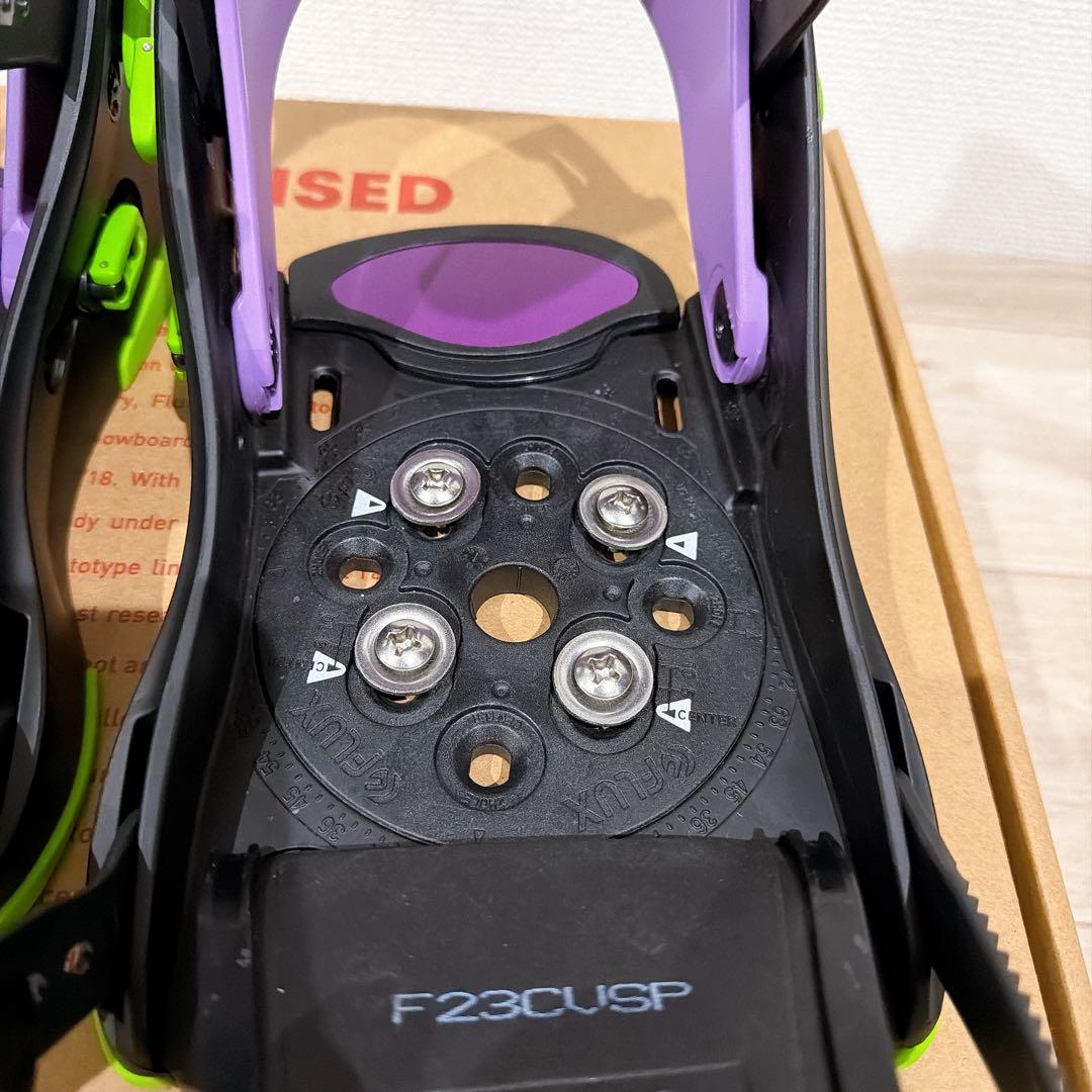 FLUX CV ビンディング S パープル カービング向け 高レスポンス 美品