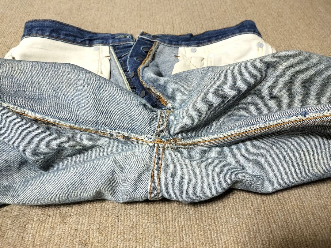 s*ー様 Levi's 501 66前期 W33 ヴィンテージ ノーリペア - メルカリ