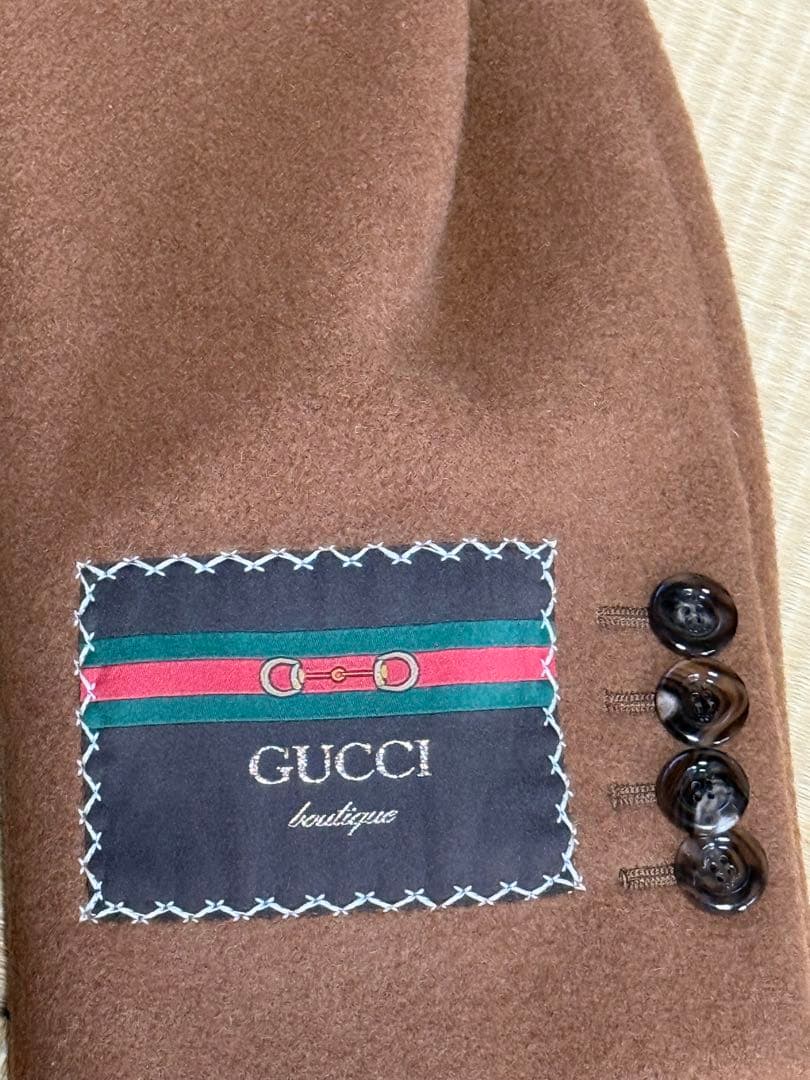 グッチ　3つボタン　チェスターコート　ミケーレ期