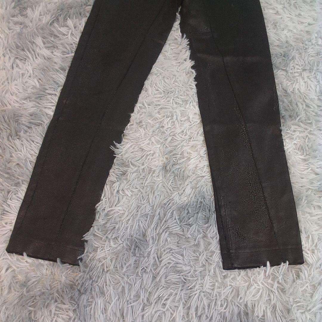 【masnada】スキニーパンツ (M) 黒 イタリア製 ユニセックス (40)