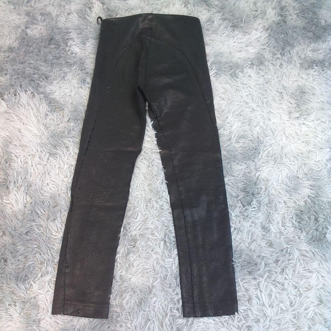 【masnada】スキニーパンツ (M) 黒 イタリア製 ユニセックス (40)