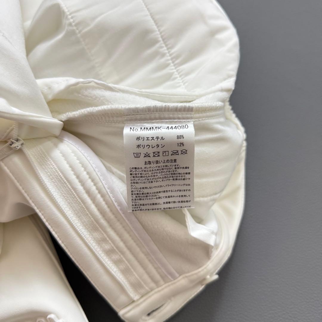 MUTA MARINE ボンディング パンツ 裏起毛 防風パンツ 白