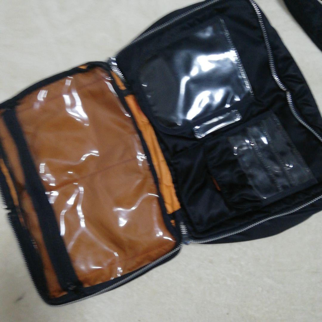 ポーター　タンカー　ブラック ショルダーバッグ　ダブルバッグ　２層　Lサイズ