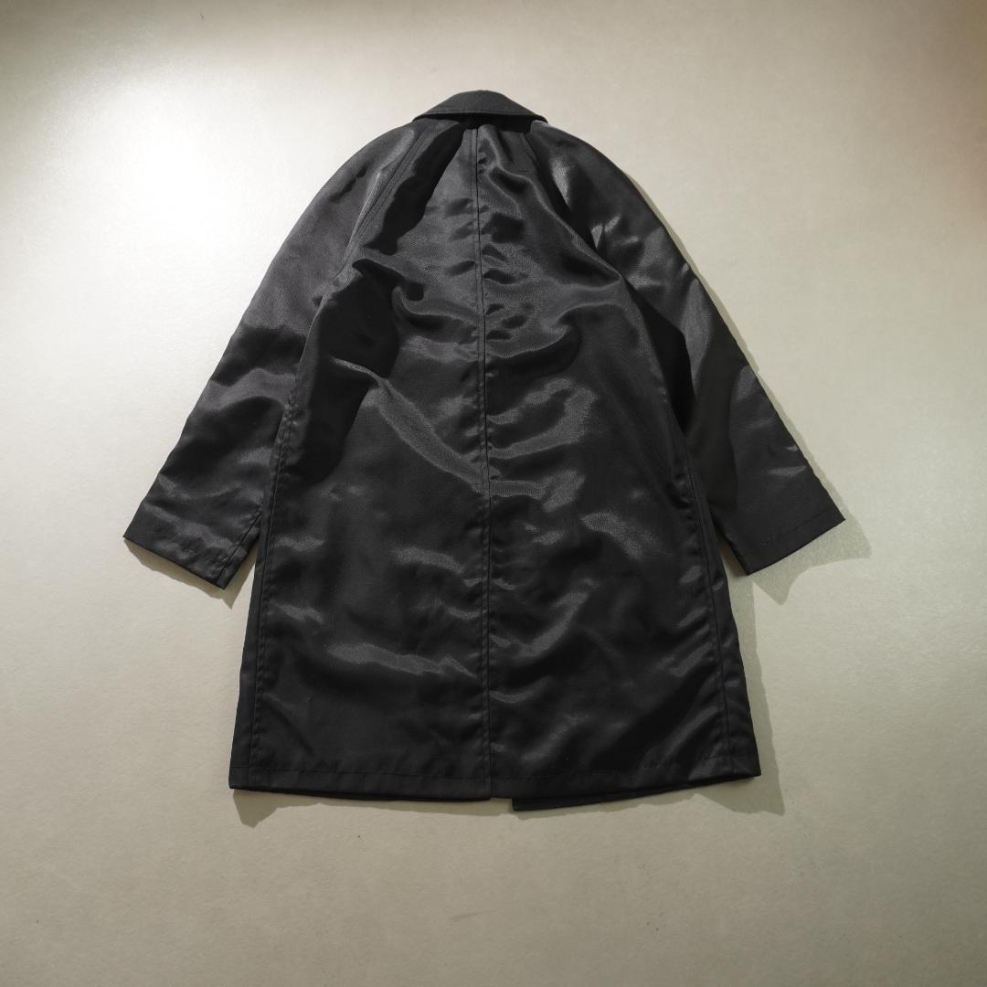 90s~ DKNY ステンカラーコート ナイロン モード ダークグレー/IW53