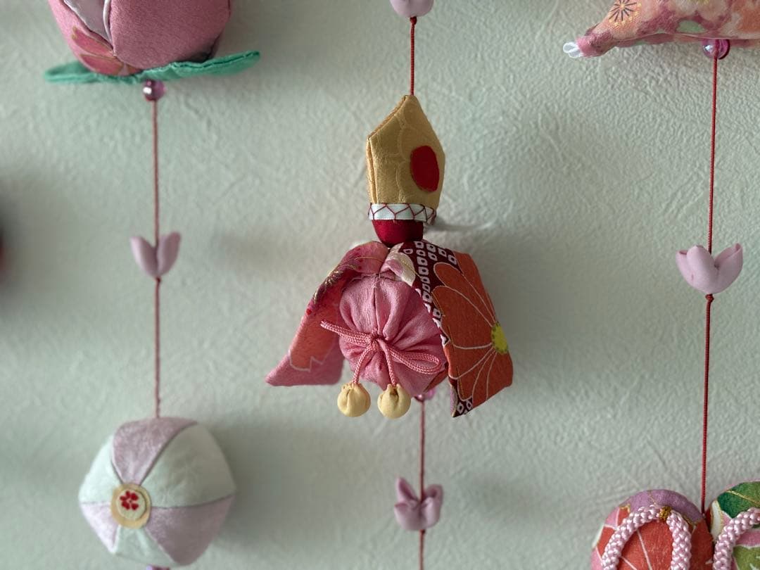 可愛いつるし雛No.167 壁掛けタイプ・ひな祭り・桃の節句・さげもん