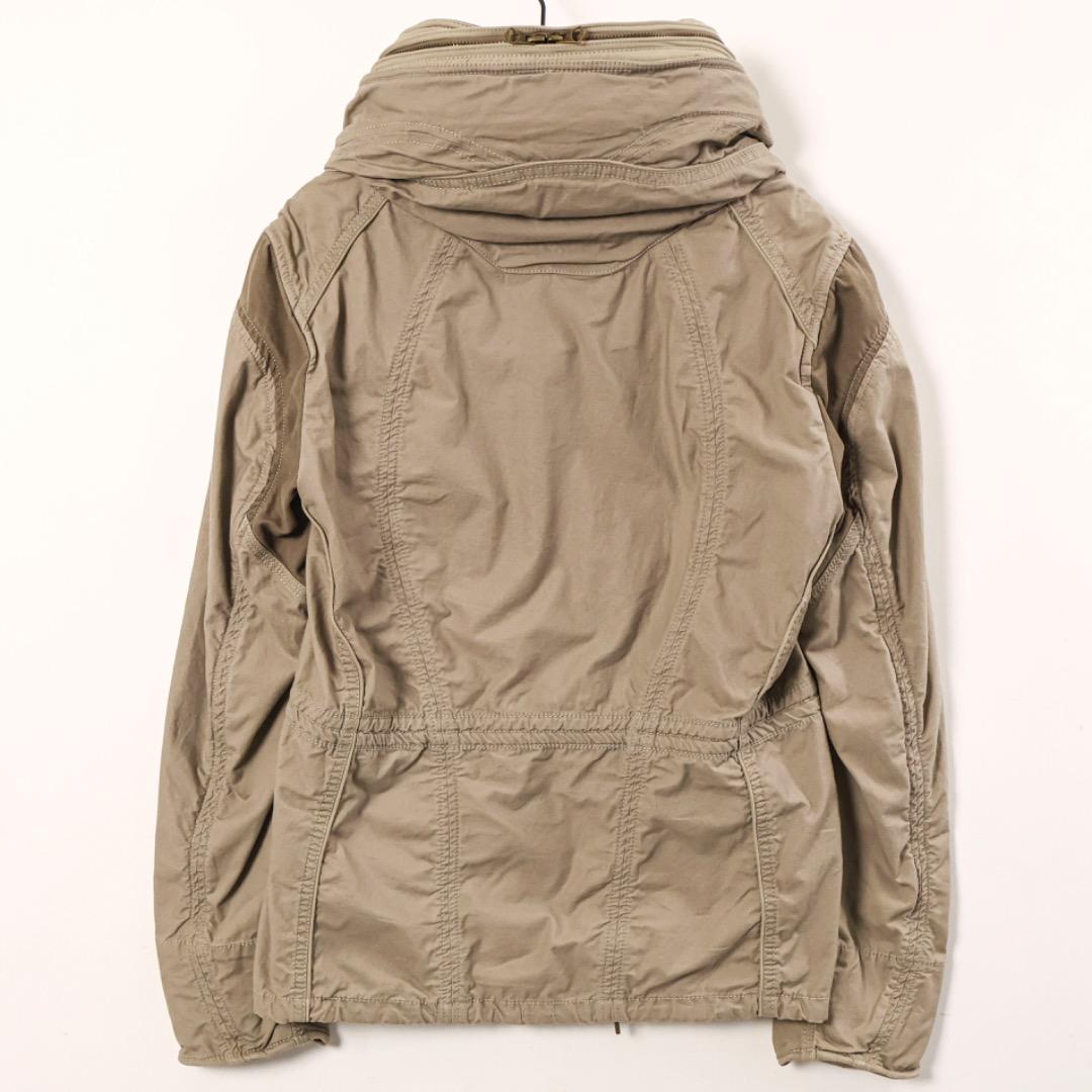 H3038-80◾️ゴア　ミリタリージャケット　フード収納襟