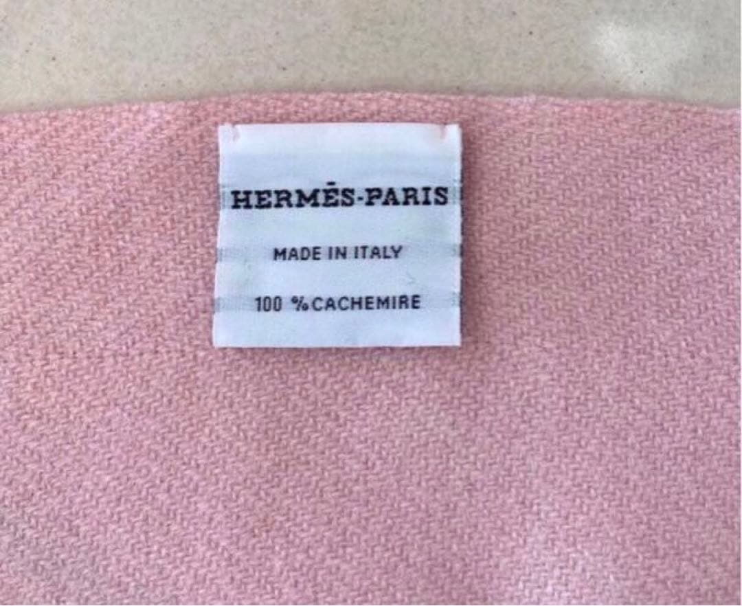 HERMES エルメス カシミアソフトストール カシミヤ 100% 大判ストール