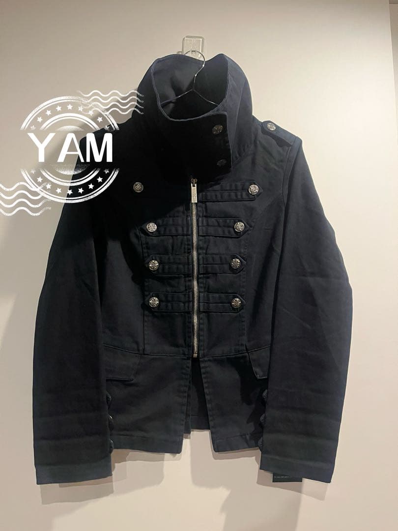 Imdelusion ナポレオンジャケット スリムライダースジャケット Y2K