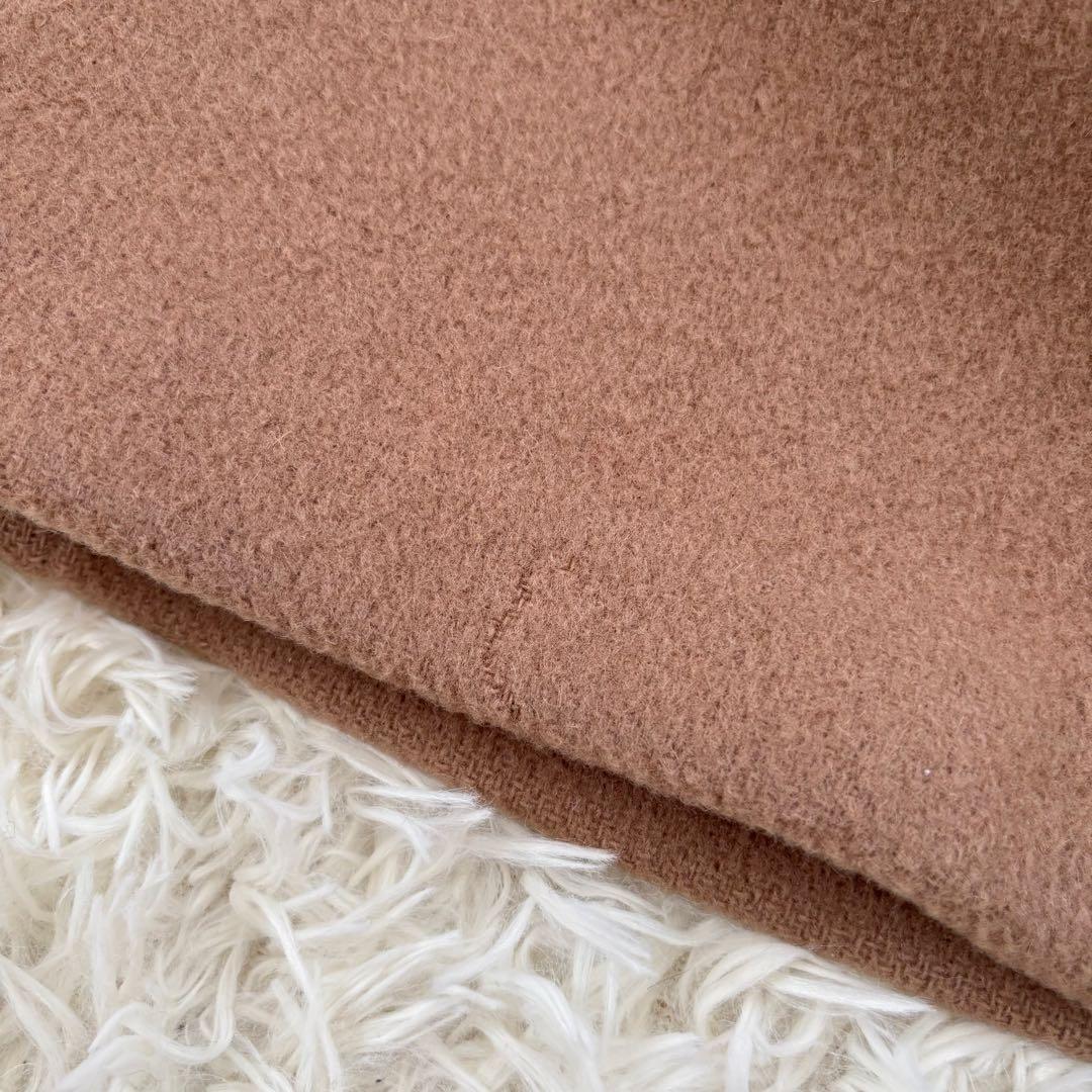 バーバリー ノバチェック ダッフルコート　ウール 英国製 ベージュ　サイズL相当