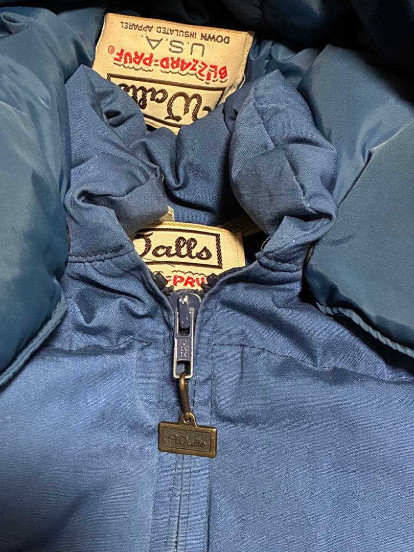 Walls USA製ダウンジャケット Lサイズ ブルー