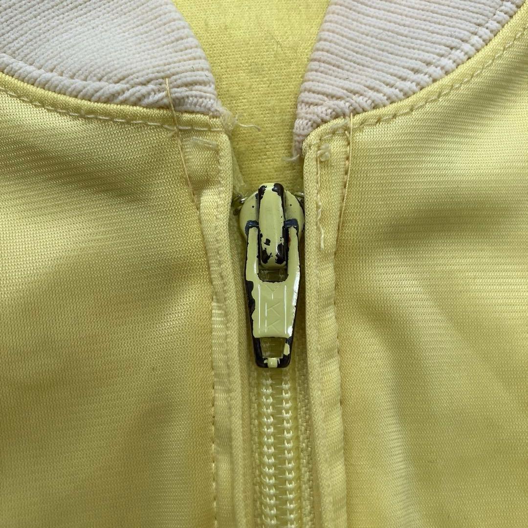 トップス adidas atptrackjacket yellow vintage 80s