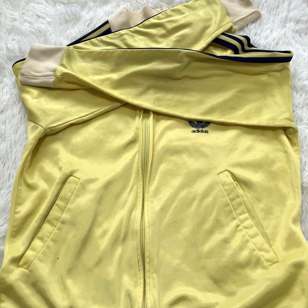 トップス adidas atptrackjacket yellow vintage 80s