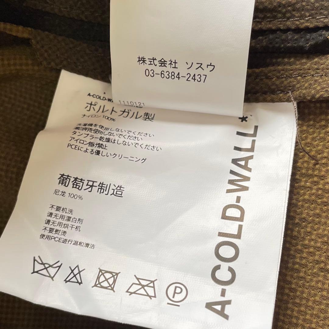 《 新品・タグ付き 》 A-COLD-WALLプリント モッズコート Lサイズ