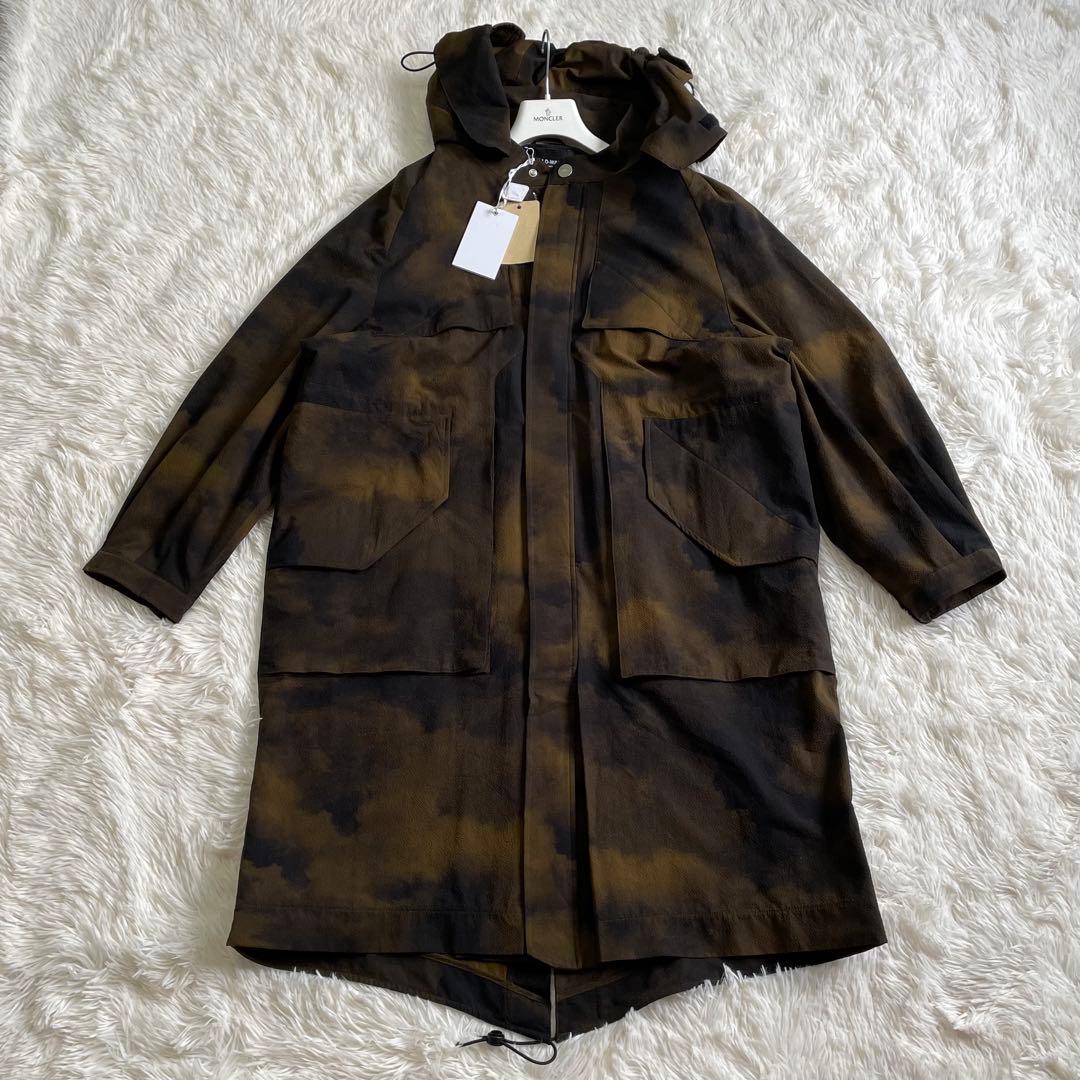《 新品・タグ付き 》 A-COLD-WALLプリント モッズコート Lサイズ