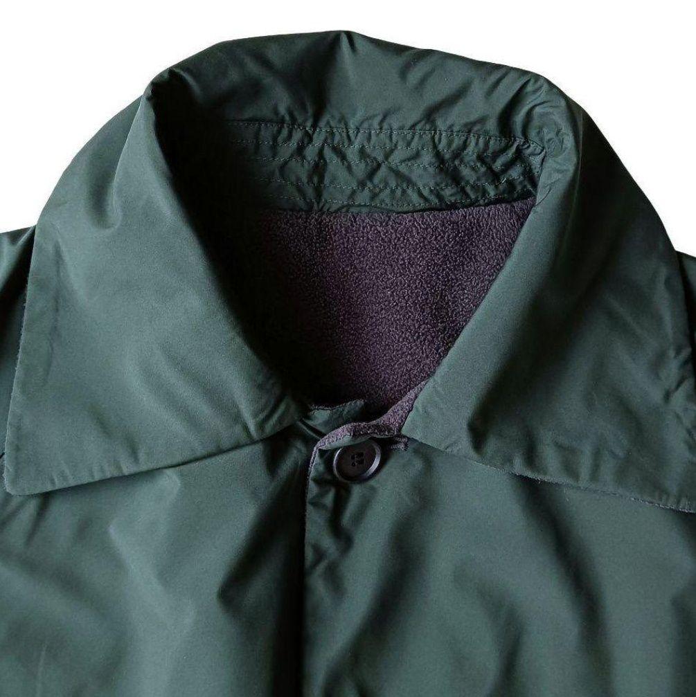 【プランテーション】ライトリバーフリースコート リバーシブル グリーン グレー