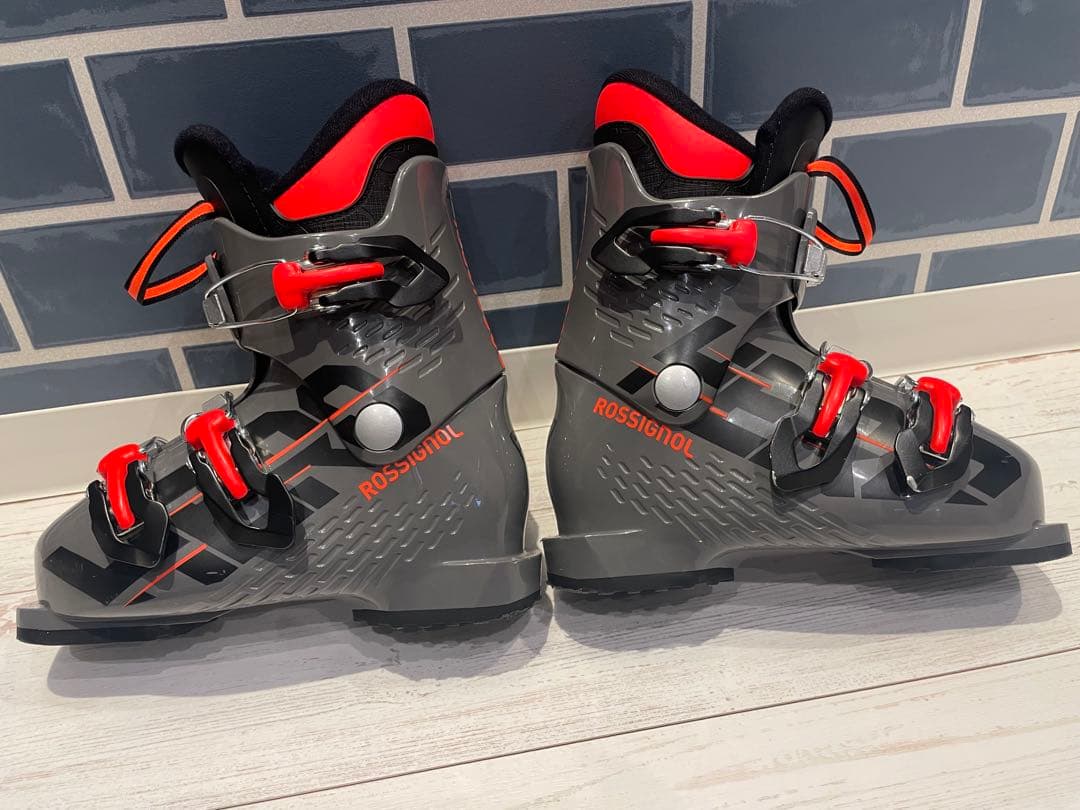 キッズスキーセット⭐︎板ビンディング、ストック、ブーツセット