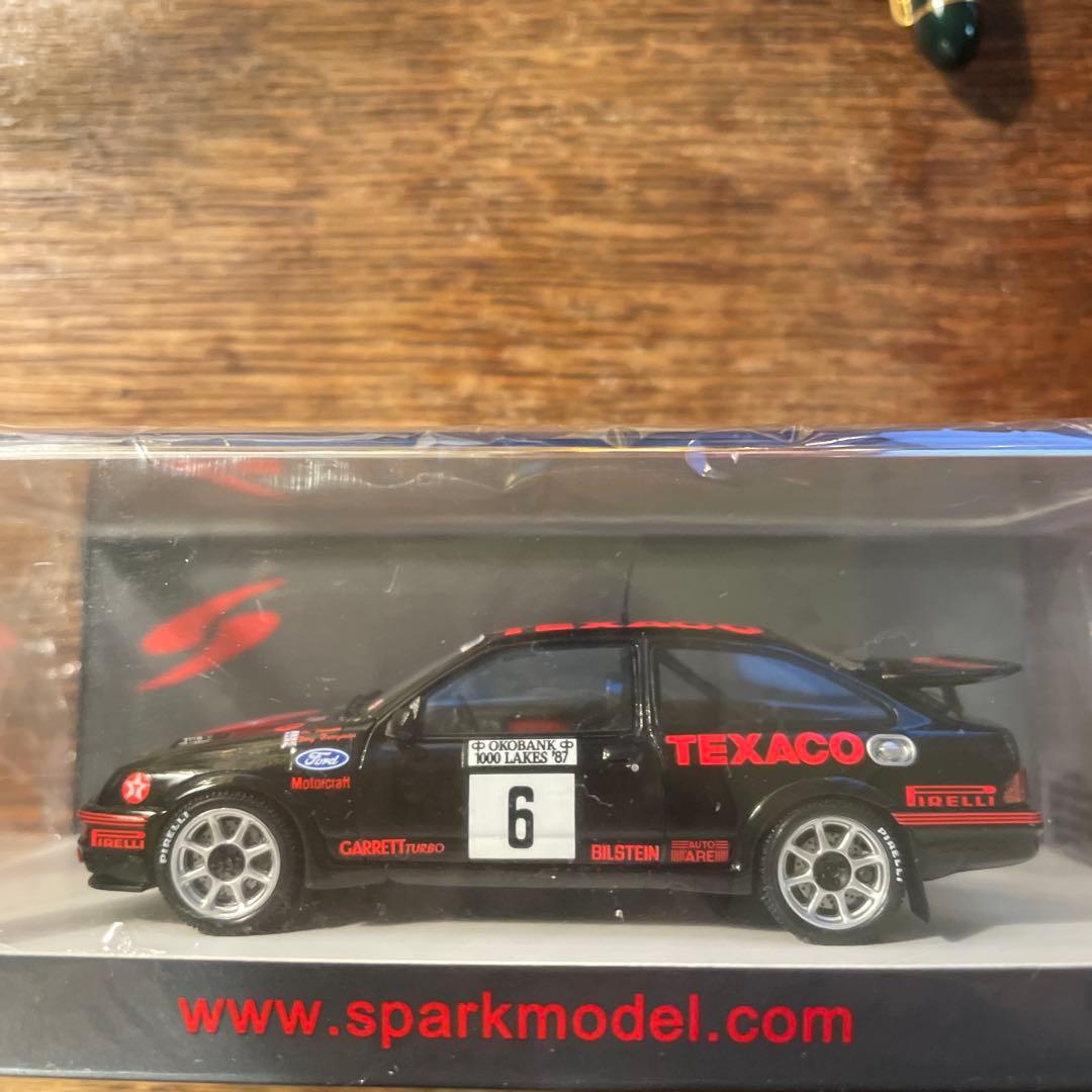 絶版 1/43 テキサコ フォード シエラ RS コスワース 1987 WRC - メルカリ