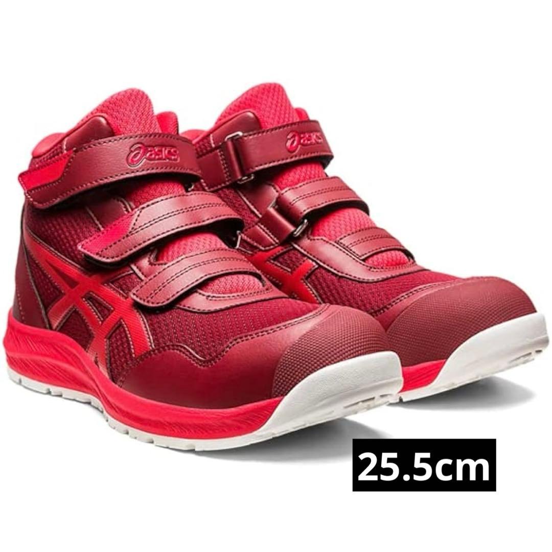 【新品未使用】asics WINJOB CP216 安全靴 25.5cm 赤