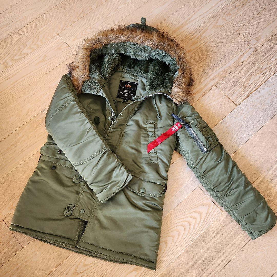 ALPHA INDUSTRIES アルファ超定番 N-3B 女性用 M 中古美品