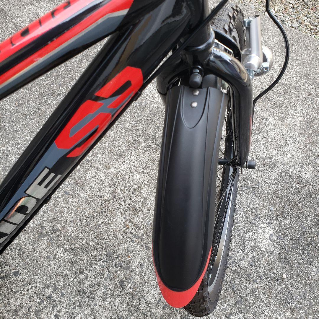 「引き取り限定」あさひ　ドライド24インチ　ブラック/レッド