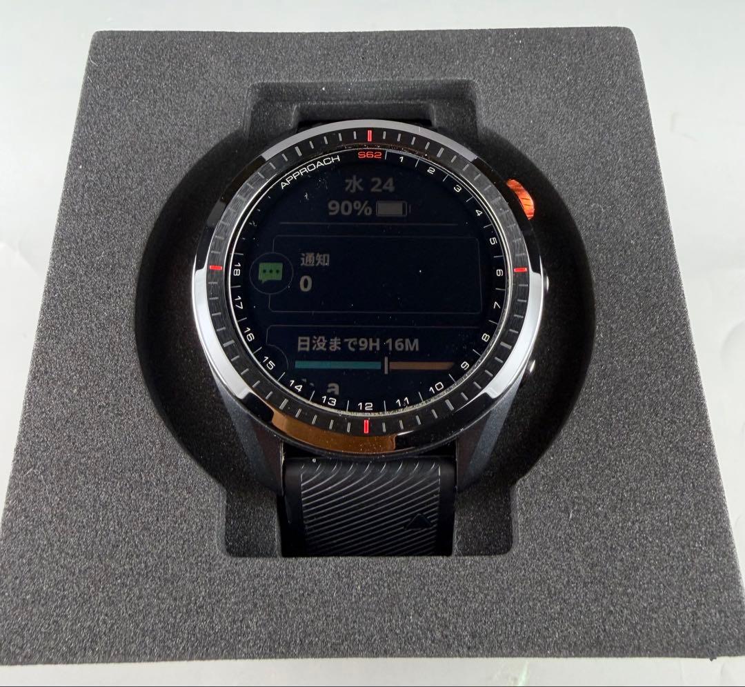 【美品】ガーミン(Garmin) Approach S62 GPSゴルフウォッチ