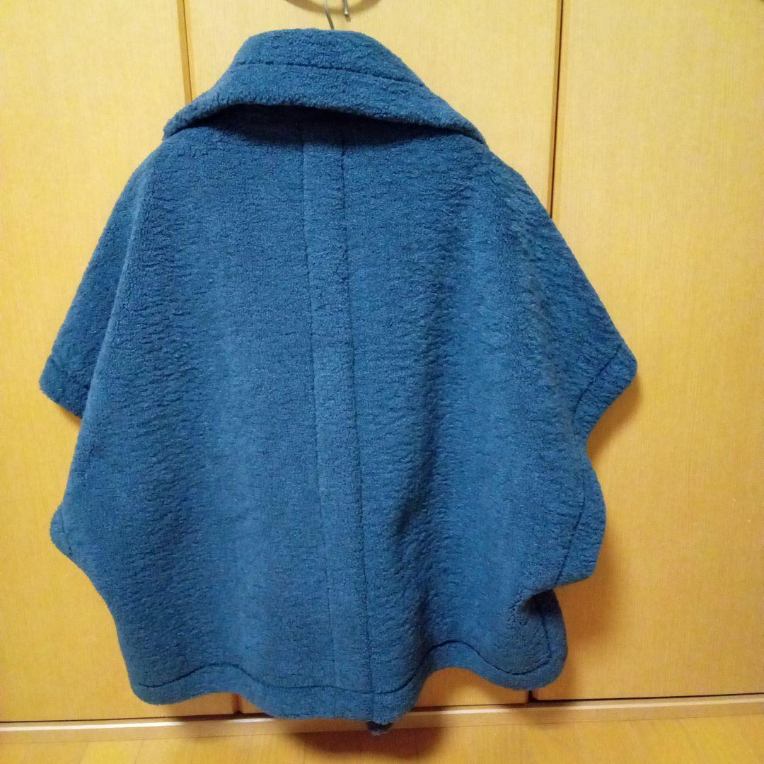 美品❢パシオーネ　ボアショートコート　ポンチョ　テディベア