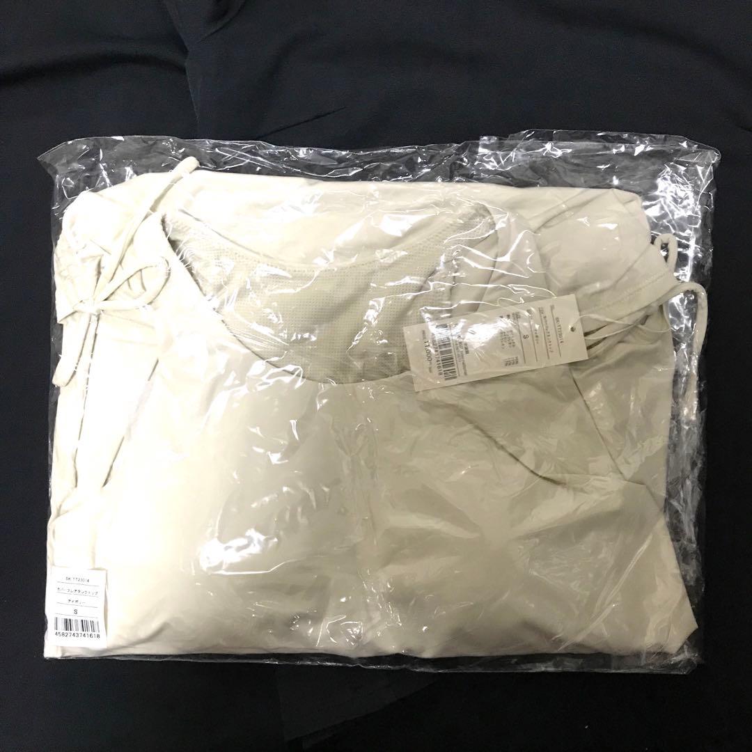 【新品未使用】SUKALAカバーフレアタンクトップSサイズ アイボリー