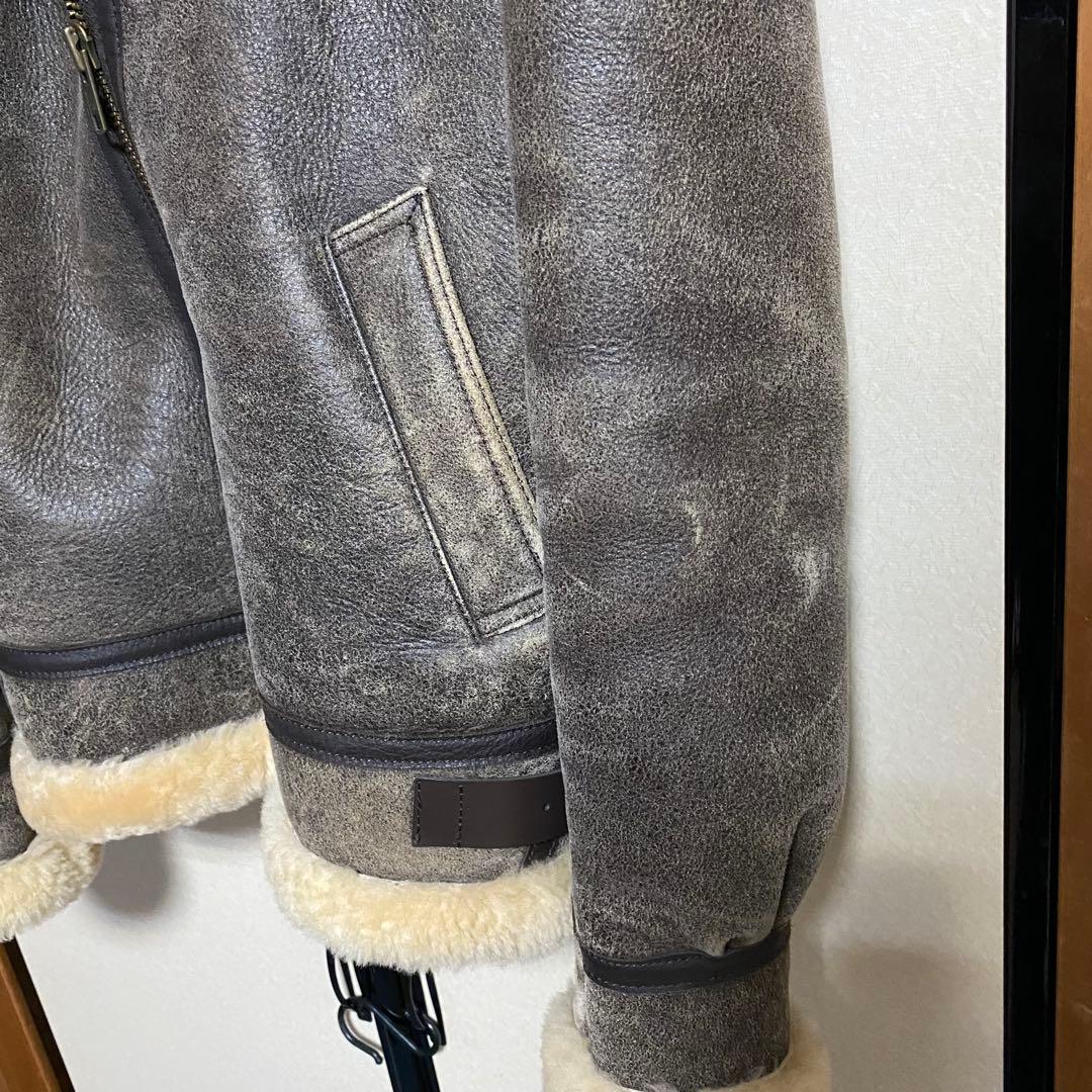 【美品】freedom B-3 ムートンフライトジャケット メンズ