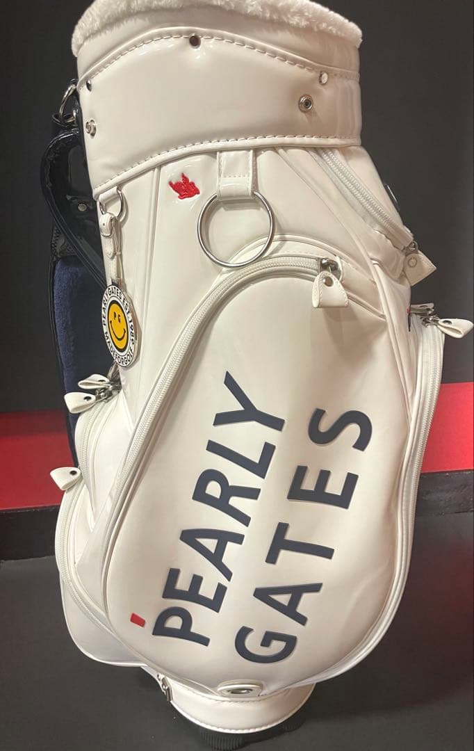 ゴンザレス　　値下げ！パーリーゲイツ　定番　エナメルキャディバッグ