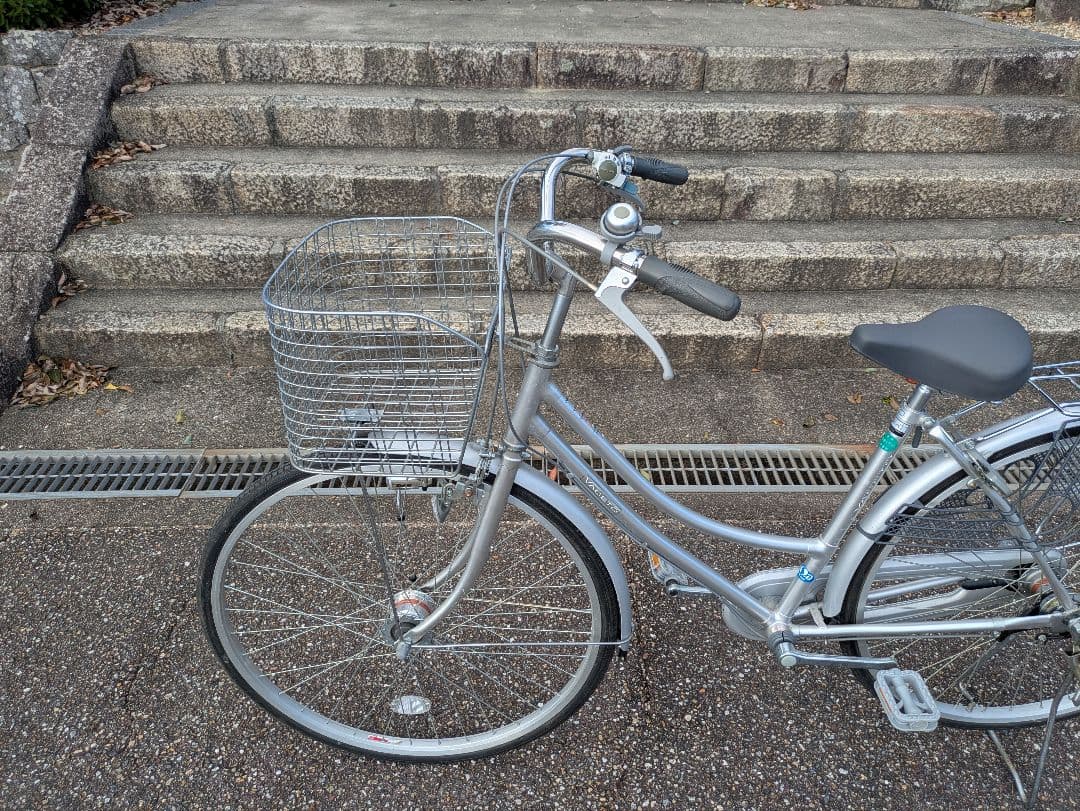 美品 27 インチ 自転車 軽快車 シティサイクル 名古屋市引き取り限定