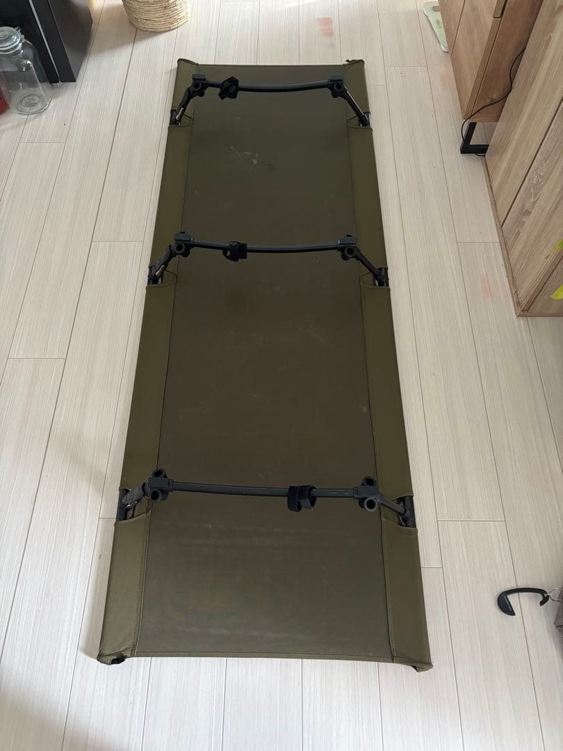 【VENTLAX 2WAY ADJUSTABLE コット】オリーブグリーン