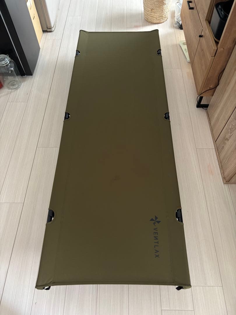 【VENTLAX 2WAY ADJUSTABLE コット】オリーブグリーン