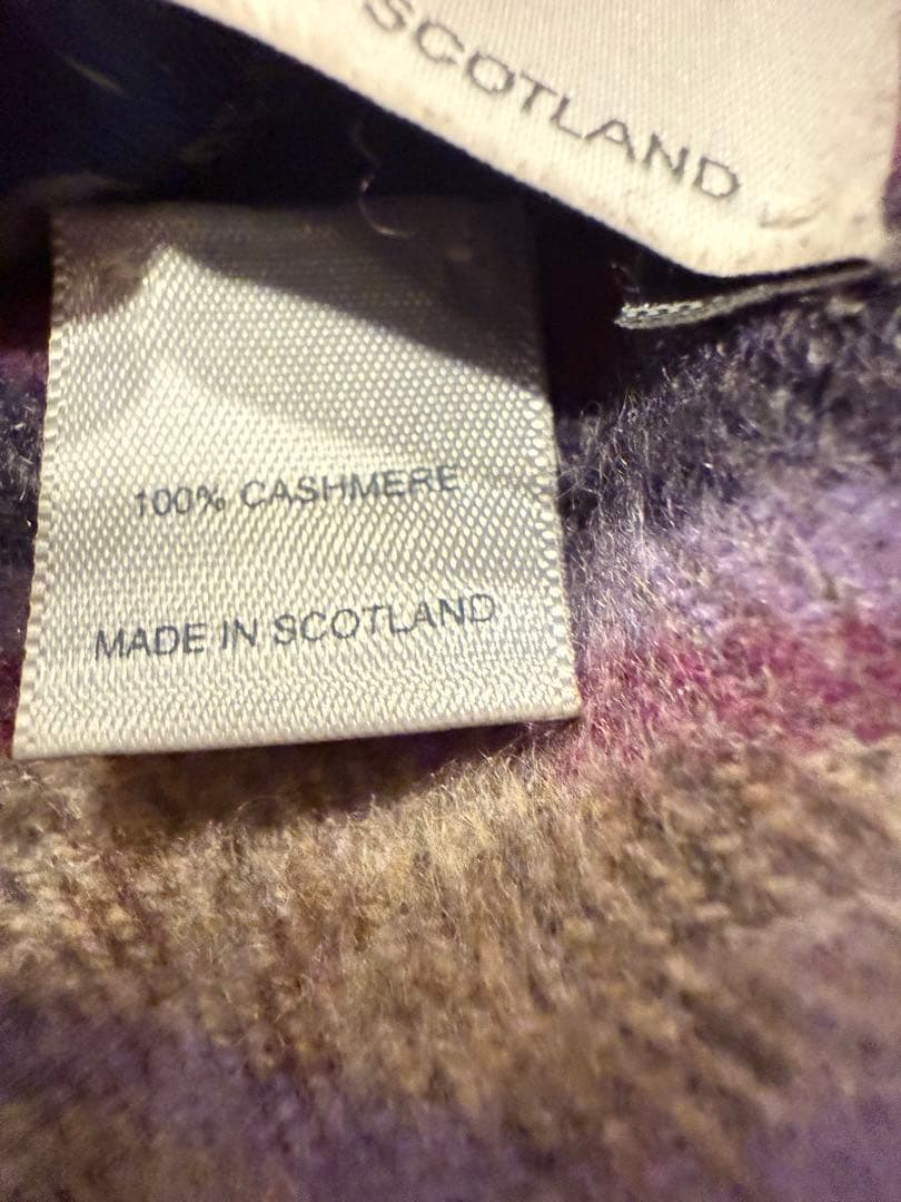 ジョンストンズ　カシミアストール　大判