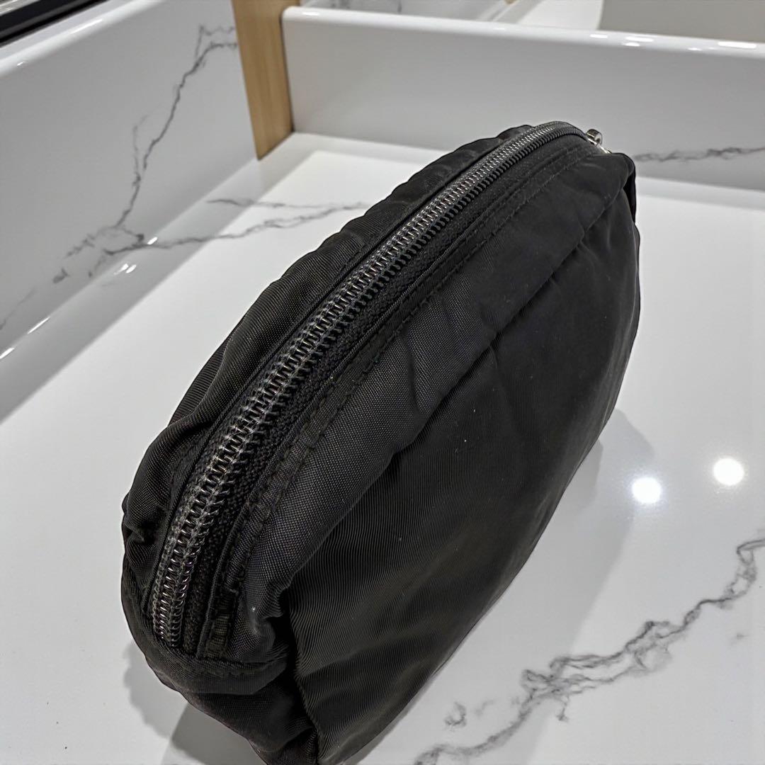 《希少》PRADA プラダ ミニポーチ ナイロン ブラック 化粧ポーチ