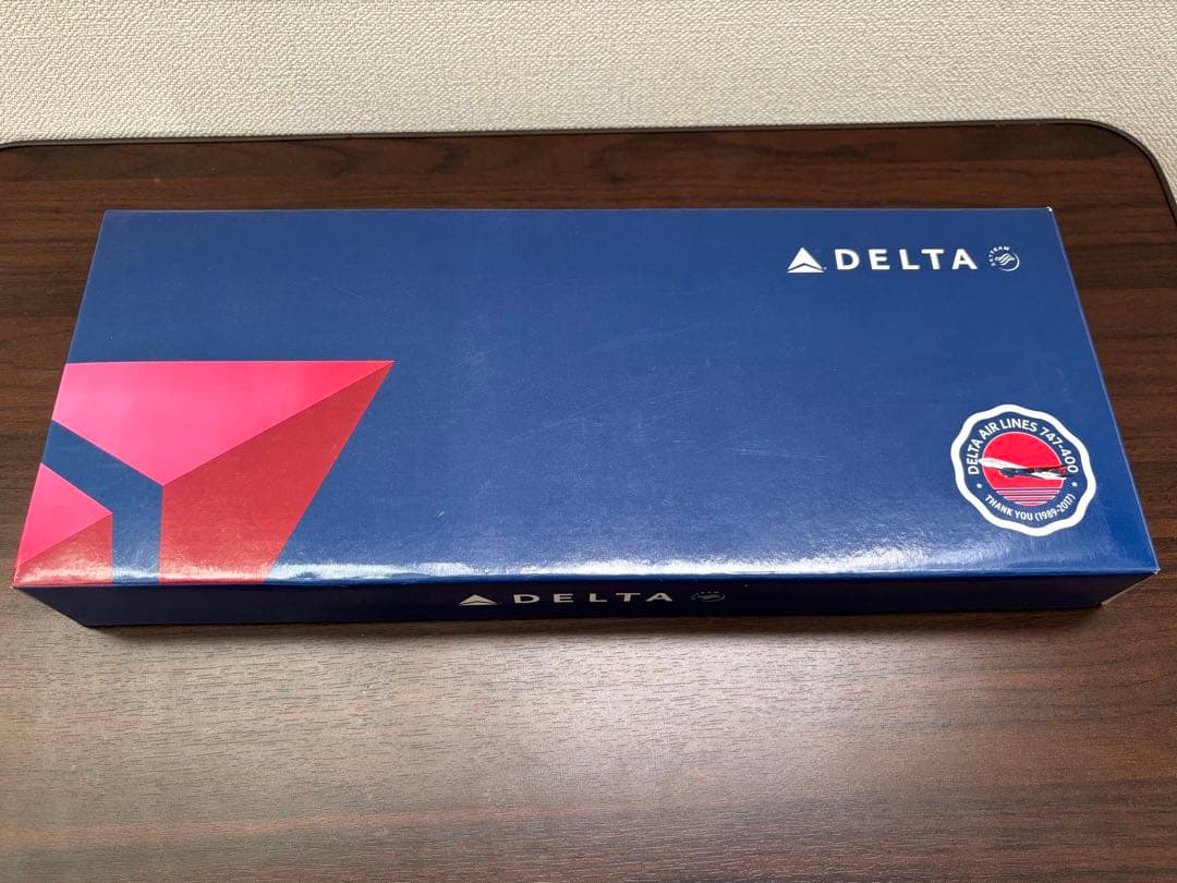 デルタ航空 モデルプレーン 747-400 THANK YOU