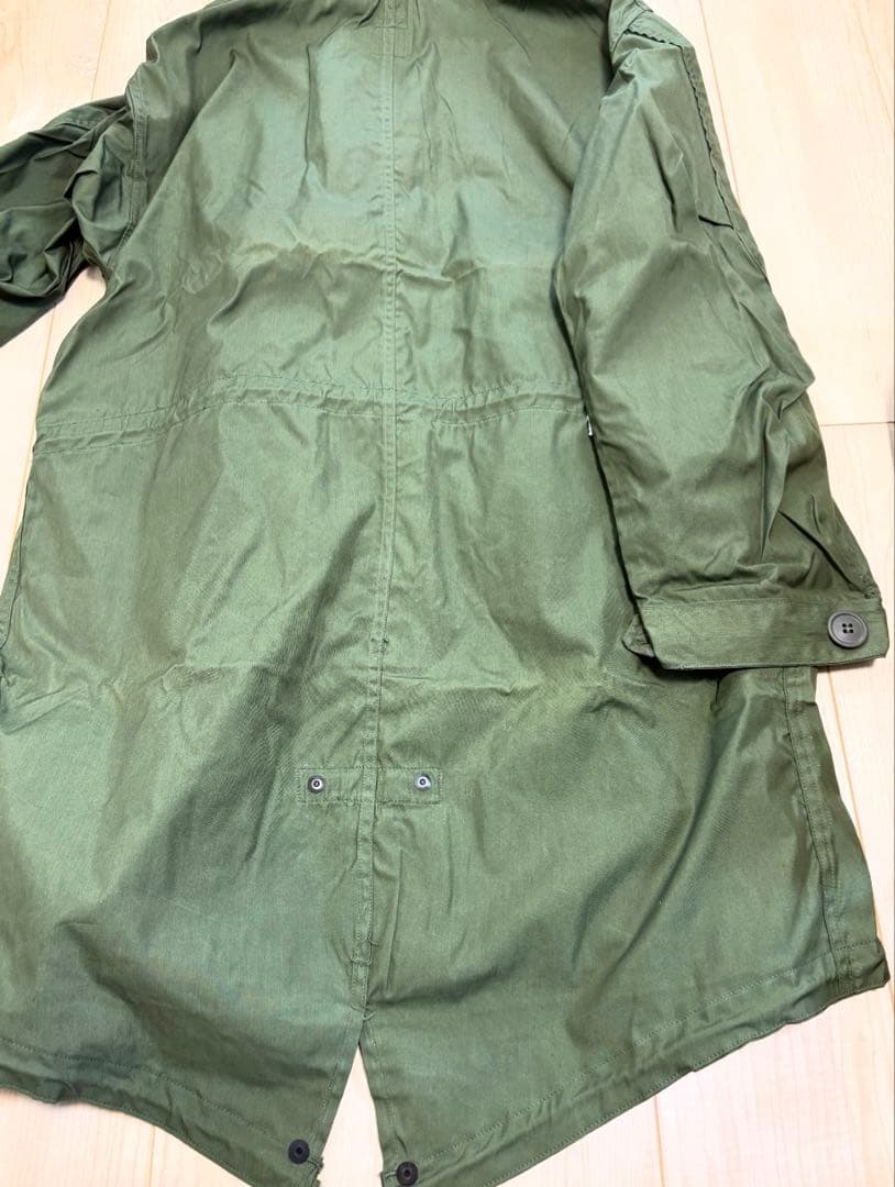 X-SMALLデッドストック 1968アルミジッパー　M-65 フィッシュテール