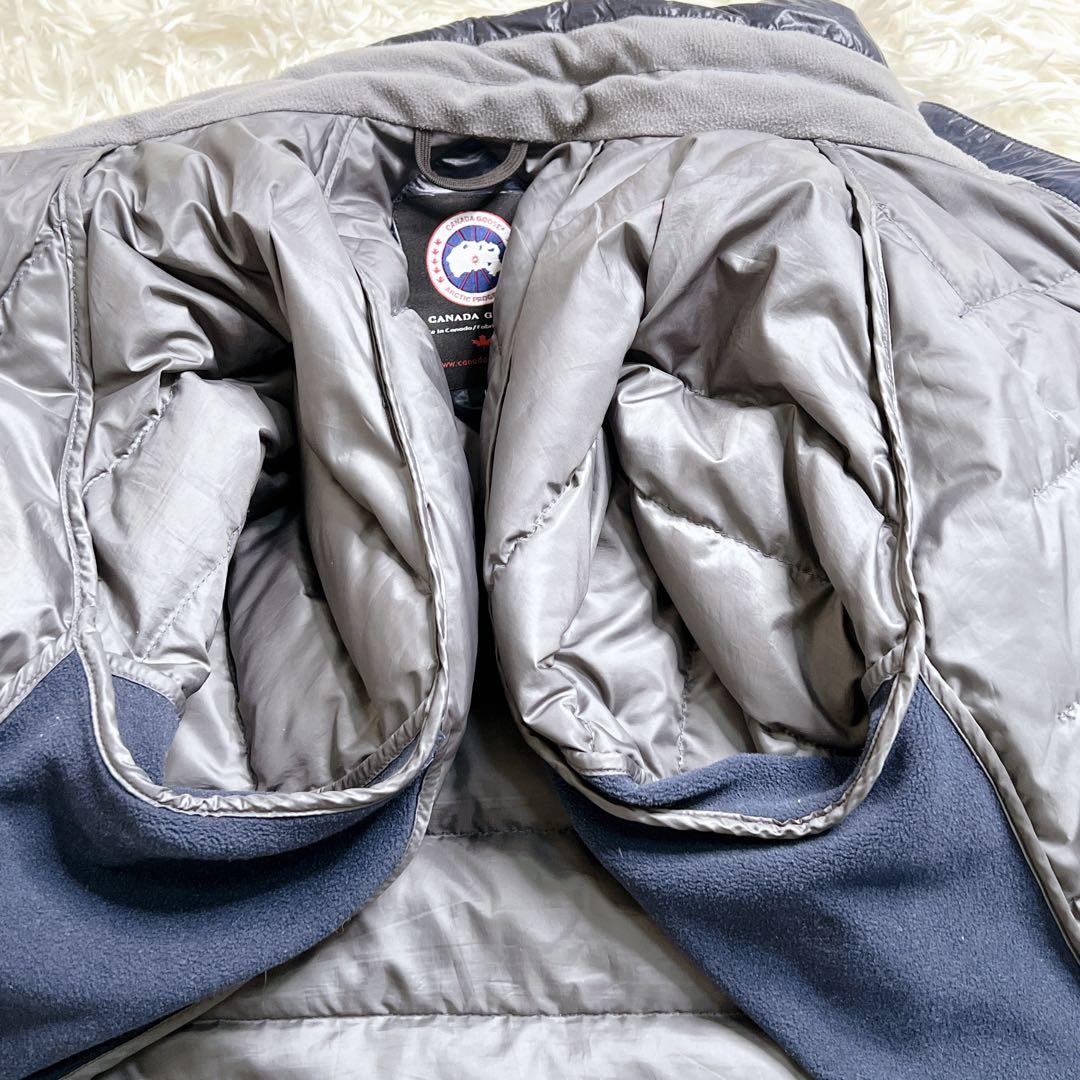 カナダグース ハイブリッジ ライト ダウンジャケット　ブルー　正規品　軽量　保温
