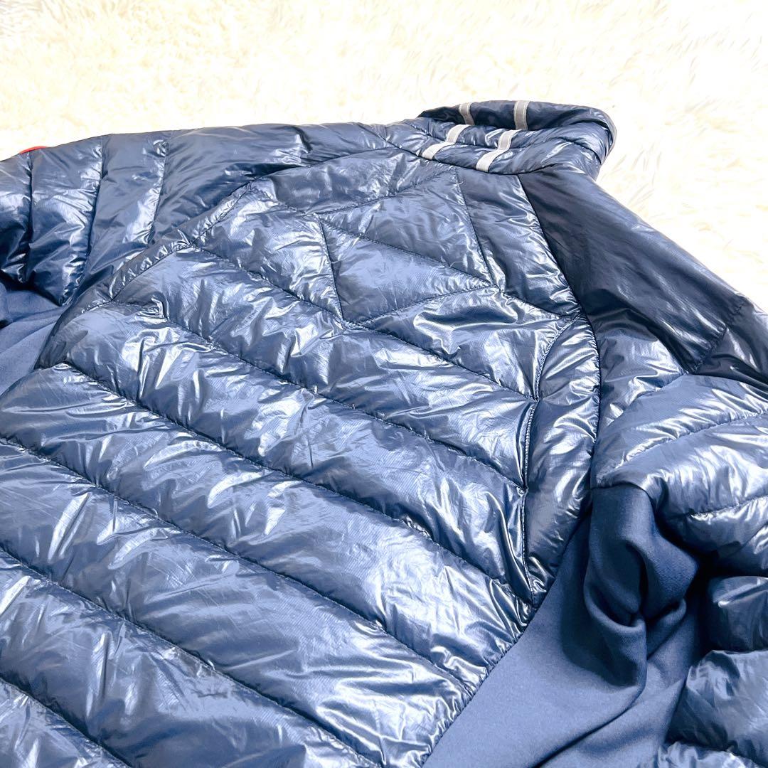 カナダグース ハイブリッジ ライト ダウンジャケット　ブルー　正規品　軽量　保温